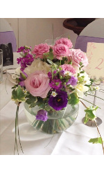 Lilac Fishbowl weddings Flowers